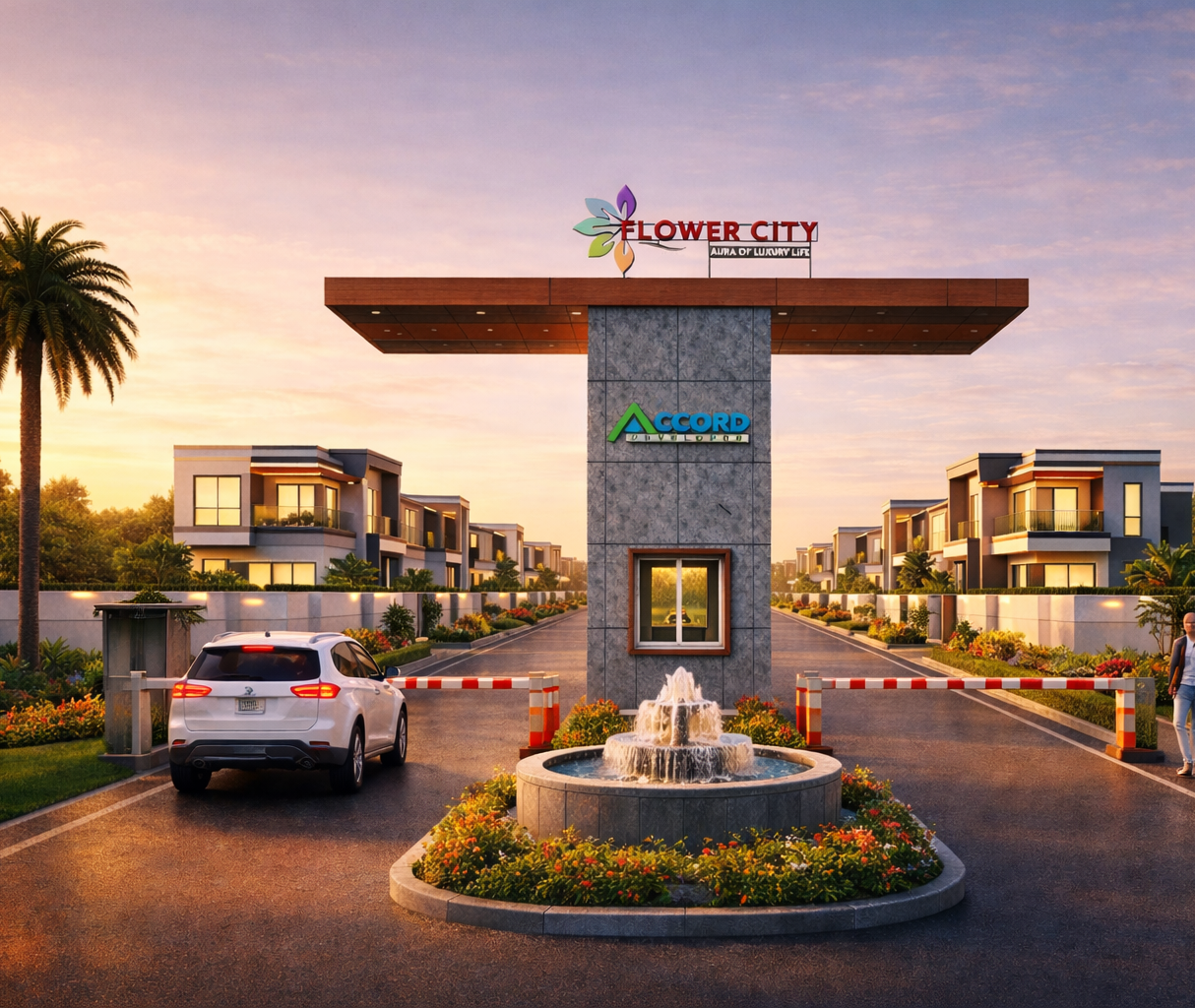 Flower City project architectural view